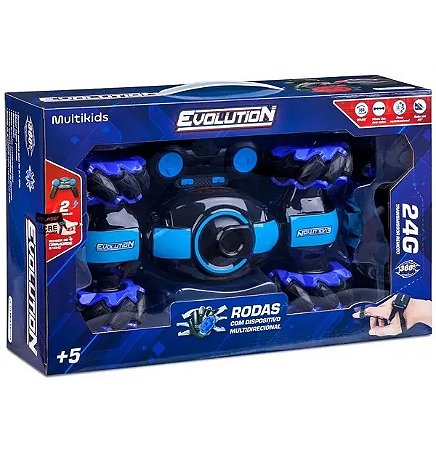 EVOLUTION CAR R/C TORSIONAL AZUL (NOVO