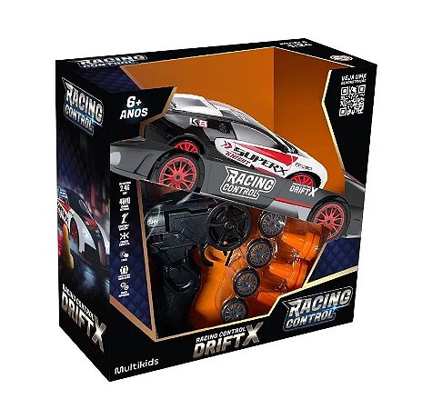1 24 RACING CONTROL DRIFT X VERM E PRETO