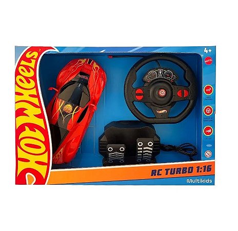 116 HOT WHEELS RC TURBO VERMELHO