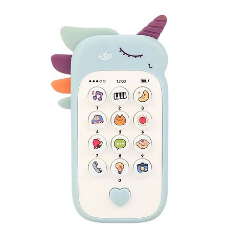 TELEFONE INTERATIVO COM SOM UNICORNIO GUG SHINY TOYS