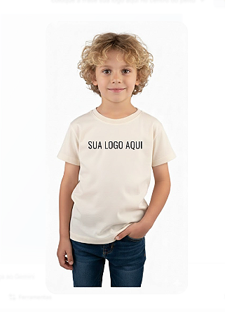 Camiseta Infantil - Algodão OFF WHITE