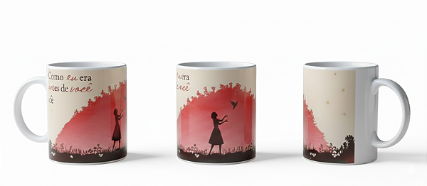 Caneca Personalizada 325ML do Filme Como Eu Era Antes de Você