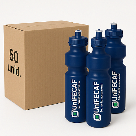 Caixa de Garradas tipo Squeeze - 50 unidades