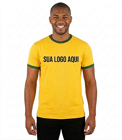 CAMISETA BASICA BRASIL AMARELO CANÁRIO