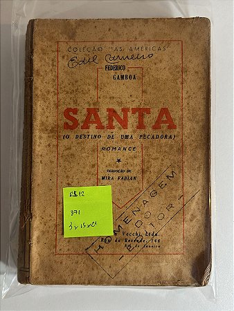 Santa: o destino de uma pecadora - Federico Gamboa