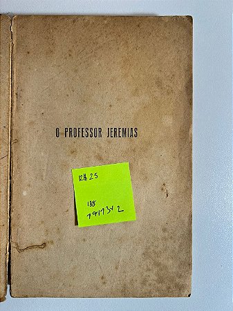 O professor Jeremias -Léo Vaz