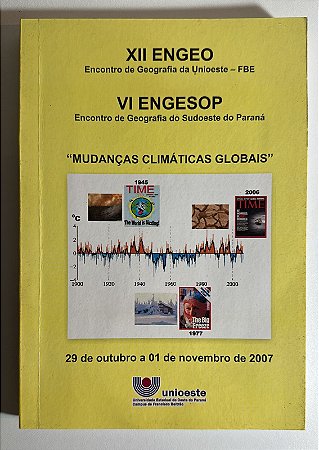 Mudanças climáticas globais - XII ENGEO / VI NGESOP
