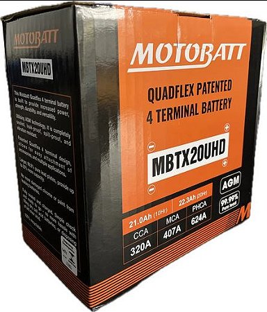 Bateria Motobatt MBTX 20 UHD - HD Softail