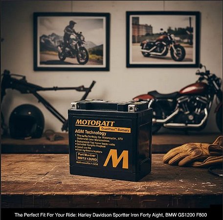 Bateria Motobatt MBTX12U HD - HD Sportster / BMW