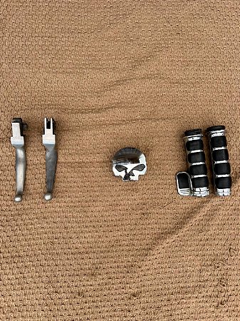 Manetes Softail / Tampa de tanque / Manoplas Kuryakin