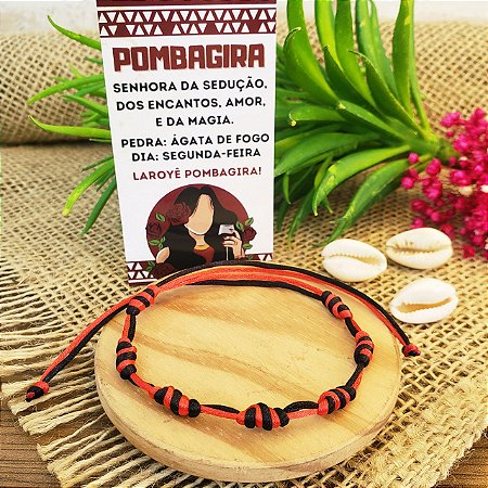 Pulseira Proteção e Axé - Pomba Gira