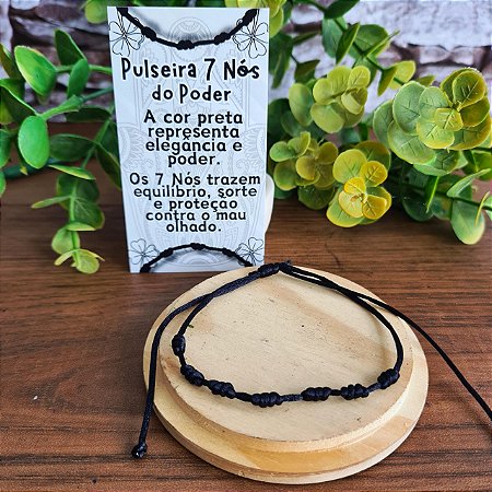 Pulseira 7 nós do Poder