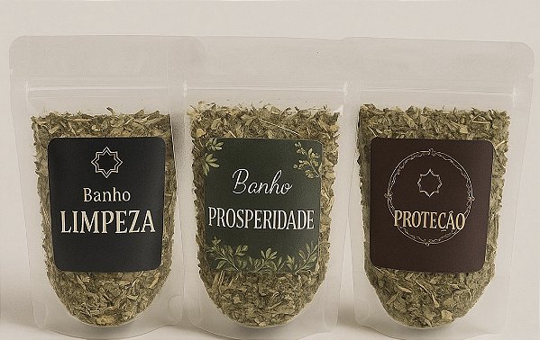 Kit - 3 banhos poderosos cruzados ✨🍀