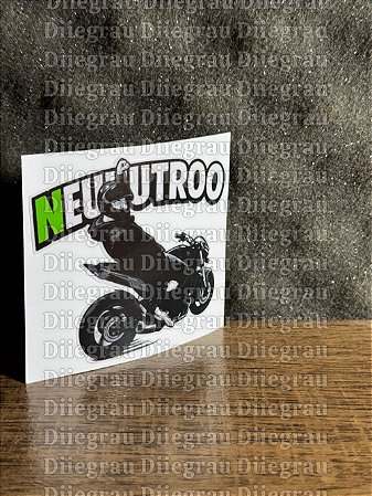 Adesivo - Hornetao Neutro Preto e Branco