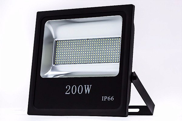 Refletor Holofote SLIM LED IP65 200W - BRANCO FRIO