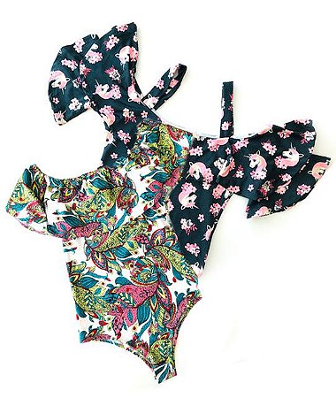 Body Feminino Estampado - Adulto/mãe