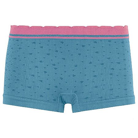 Calcinha Boxer Infantil Cotton Candy Sem Costura