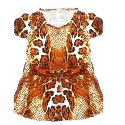 Vestido animal print