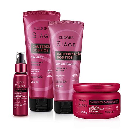 Combo Siàge Cauterização dos Fios (4 itens)