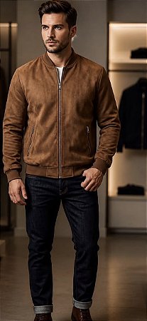 Jaqueta Suede Peluciada