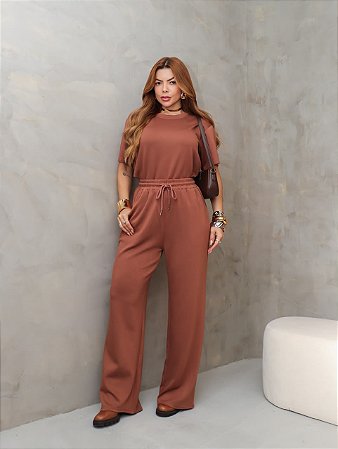 Conjunto Moletom Feminino Casual