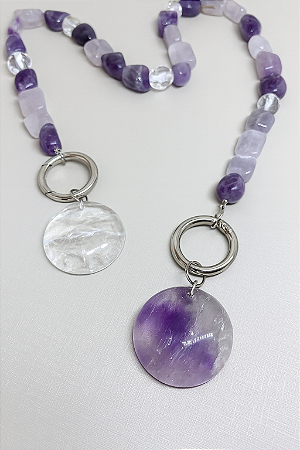 COLAR DE MESA AMETISTA