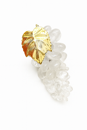 CACHO DE UVA EM QUARTZO CRISTAL