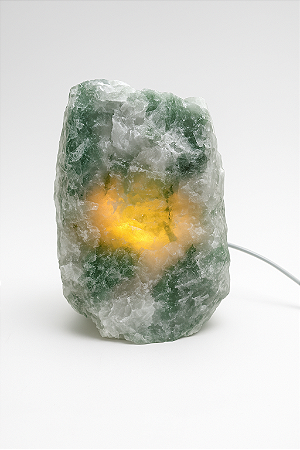 LUMINÁRIA QUARTZO VERDE BRUTO