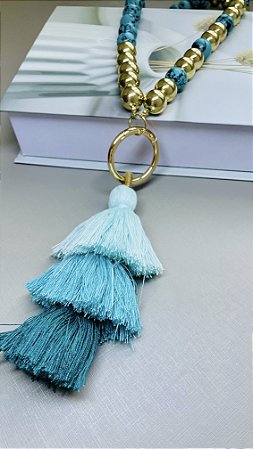 COLAR DE MESA HWOLITA AZUL