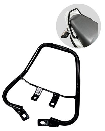 Alça Esportiva do Grau Super Alta Cg Fan Titan 125/150 (2009-2013) Preto