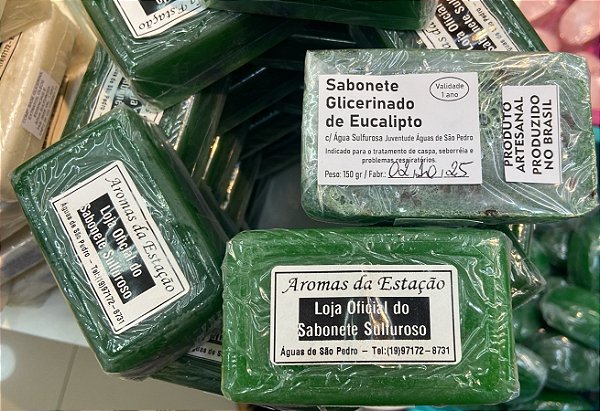 Sabonete Glicerinado de Eucalipto - Caspa, Seborréia e Problemas Respiratórios