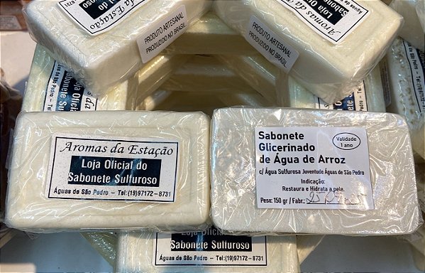 Sabonete Glicerinado de Agua de Arroz - Restaura e Hidrata a Pele