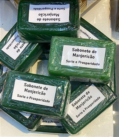 Sabonete Sulfuros de Manjericão - Sorte e Prosperidade