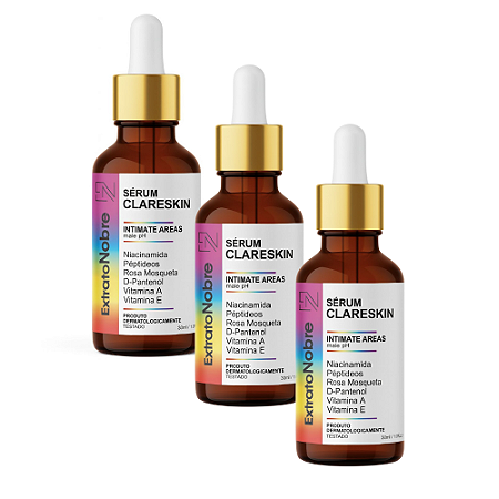KIT 3 SERUNS CLAREADORES - CLARESKIN - PH MASC