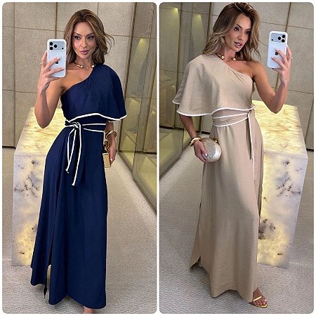 Vestido Longo Nula Manga