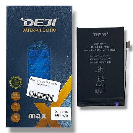 Bateria Apple iPhone 16 Deji Anatel
