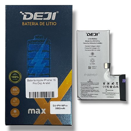 Bateria Apple iPhone 16 Pro Deji Anatel