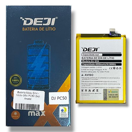 Bateria Moto G14 - Moto G54 PC50 Deji Anatel