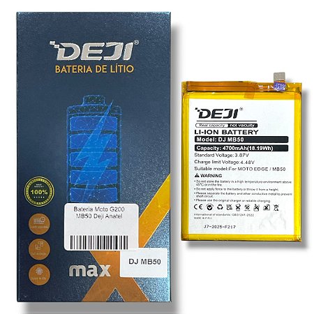 Bateria Moto G200 MB50 Deji Anatel