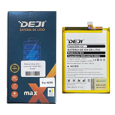 Bateria Moto G32 - Moto G41 NC50 Deji Anatel