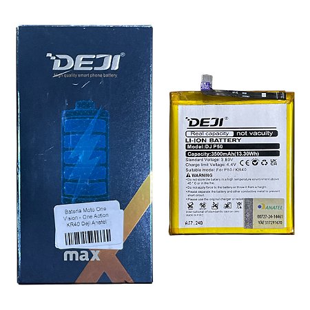 Bateria Moto One Vision - One Action KR40 Deji Anatel