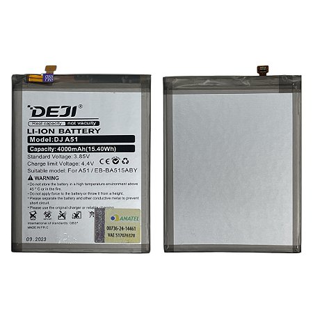 Bateria Samsung Galaxy A51 EB-BA515ABY Deji Anatel