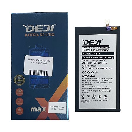 Bateria Samsung S10 Plus Deji Anatel