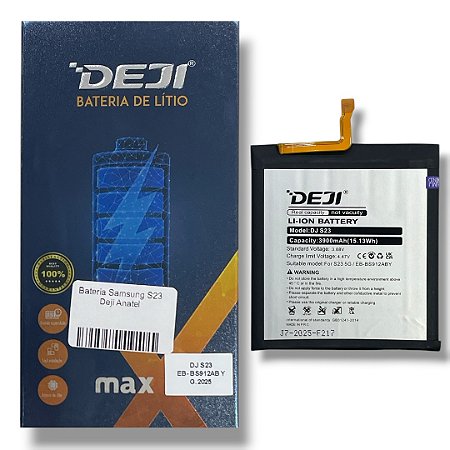 Bateria Samsung S23 Deji Anatel