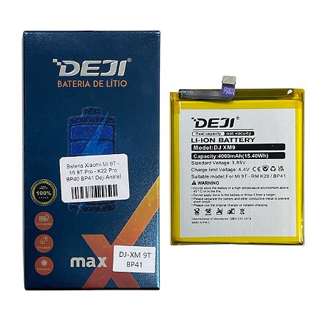 Bateria Xiaomi Mi 9T - Mi 9T Pro - K22 Pro BP40 BP41 Deji Anatel