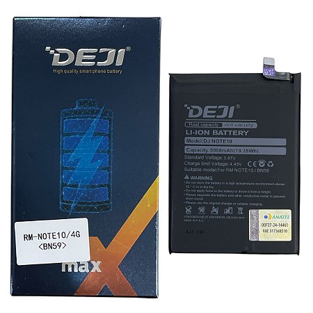 Bateria Xiaomi Note 10 - Note 10s BN59 Deji Anatel