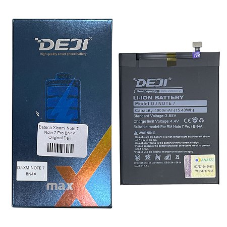Bateria Xiaomi Note 7 - Note 7 Pro BN4A Deji Anatel