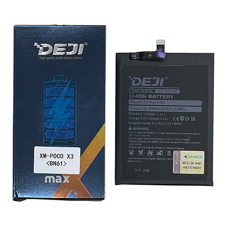 Bateria Xiaomi Poco X3 - Poco X3 Pro BN61 Deji Anatel