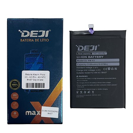 Bateria Xiaomi Poco X3 - X3 Pro - X3 NFC BN57 Deji Anatel