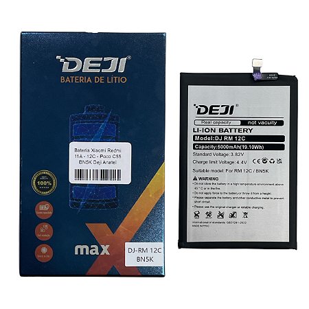 Bateria Xiaomi Redmi 12 - 12C - 11A - Poco C55 BN5K Deji Anatel